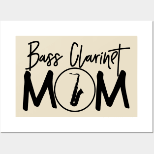 Marching Band - Funny Bass Clarinet Mom Gift Posters and Art